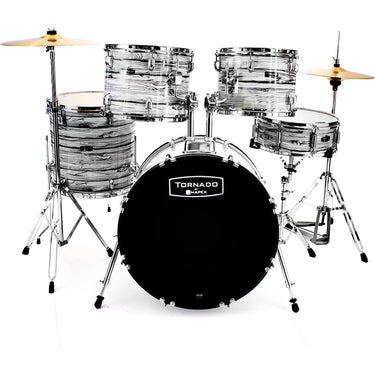 Bateria Mapex Tornado 5 Pzas White Wood Grain  14